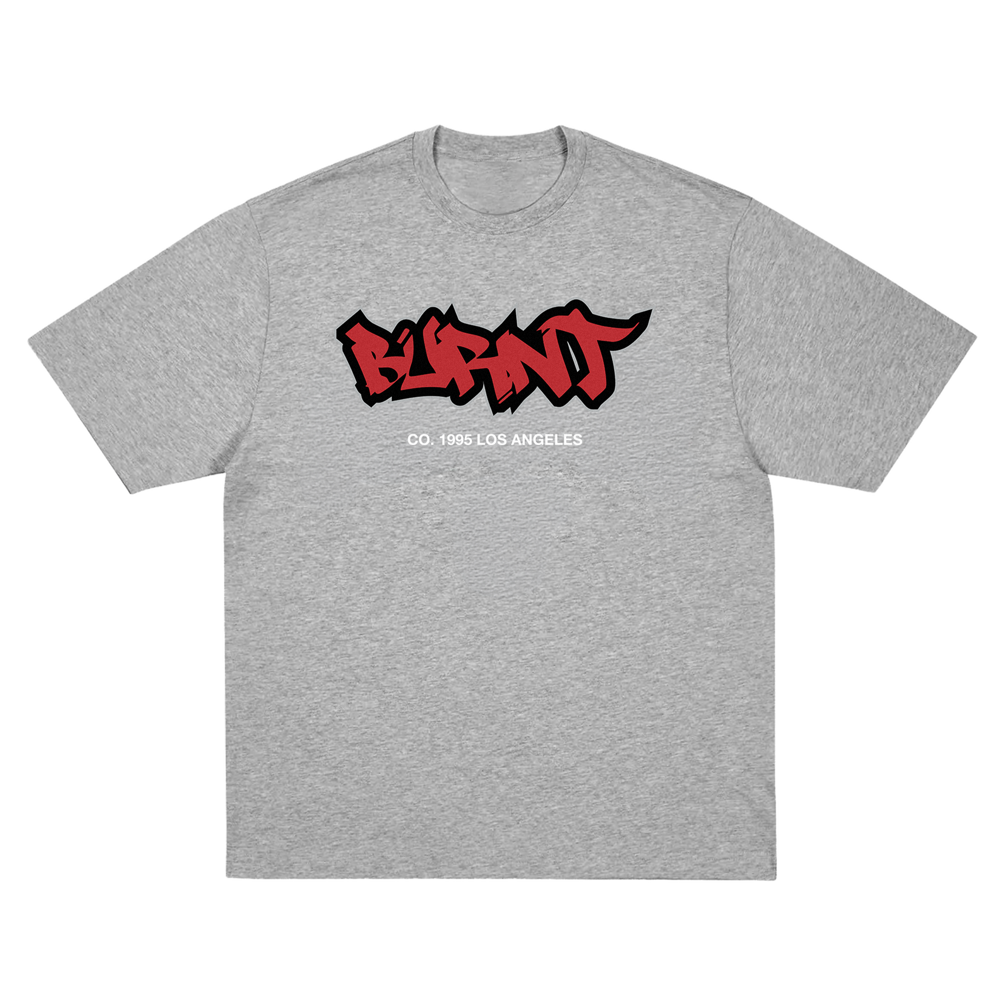 BURNTCO LOGO TEE [HEATHER GREY]